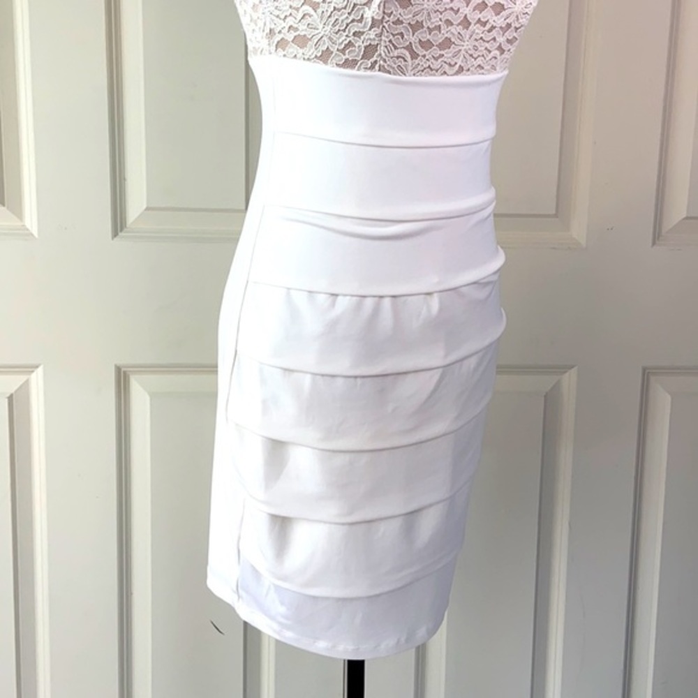 NWT Enfocus Studio Lace Bandage Dress - Picture 6 of 10